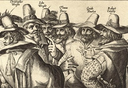 Gunpowder_Plot_conspirators (1406 visits) In honor of Guy Fawkes Day! Gunpowder_Plot_conspirators