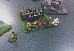 01-30-09_0013 (1243 visits) The Slayers rout the Goblin spearmen at the end of turn 4. We ran out of time at this point (it was... 01-30-09_0013