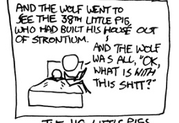 119pigs (2185 visits) 119 pigs
from http://xkcd.com/
collected Nov 21, 2010
119pigs