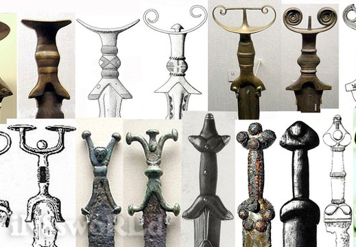 Celtic sword hilts