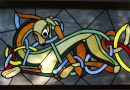 Comyn's totem in stained glass by Cathy (2310 visits) Comyn's totem in stained glass by Cathy