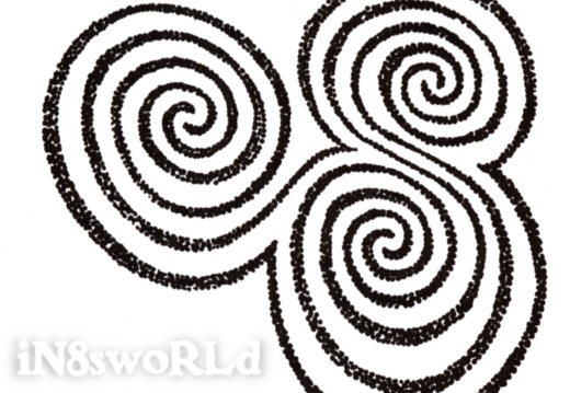 The spiral at Newgrange, Ireland (5712 visits) The spiral at Newgrange, Ireland