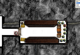 Another maptools map (2976 visits) This is the admin view (the player wouldn't be able to see the baddies in the room to the right of t... Another maptools map