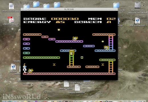 iBook (snow) running Atari800 emulator (10043 visits) iBook (snow) running Atari800 emulator