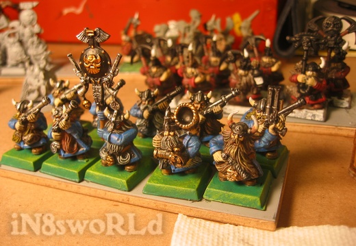 Dwarf Thunderer unit from new boxed set