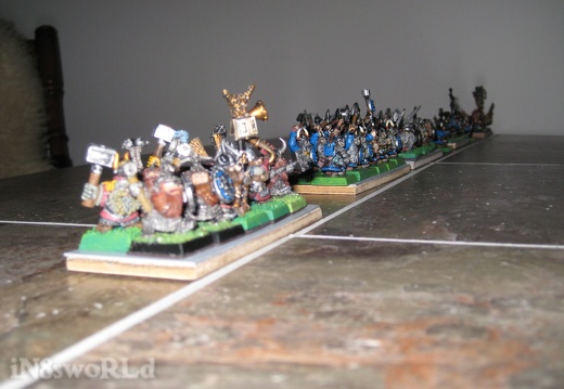 Dwarf battle line