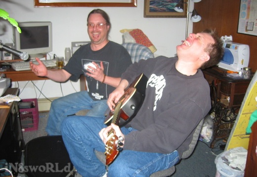 Tim and I record (6006 visits) Tim and I record