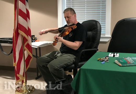 WesthamptonFD (4455 visits) Nate went down to play fiddle tunes before the meeting of the Suffolk County Firefighters Emerald So... WesthamptonFD