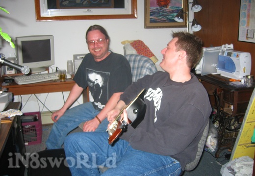 Tim and I recording Apr, 2006 (4112 visits) Tim and I recording Apr, 2006