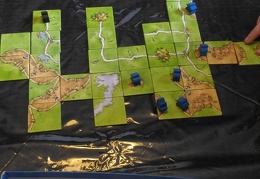 Carcassone (1448 visits) with Siege expansion Carcassone