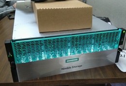 HPE Nimble Storage 11.5TB array