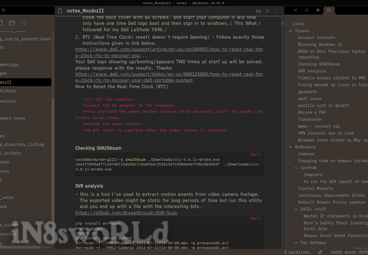 Obsidian (471 visits) to manage a boat load of markdown files with indexing and syntax highlighting Obsidian