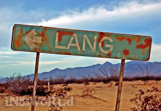 Old Lang Sign