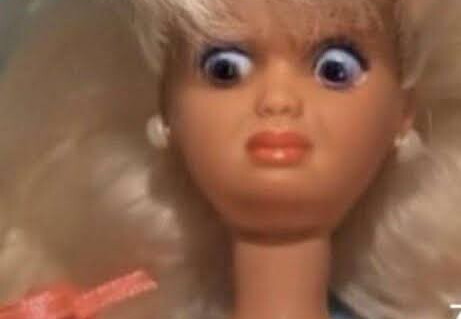 disgusted barbie